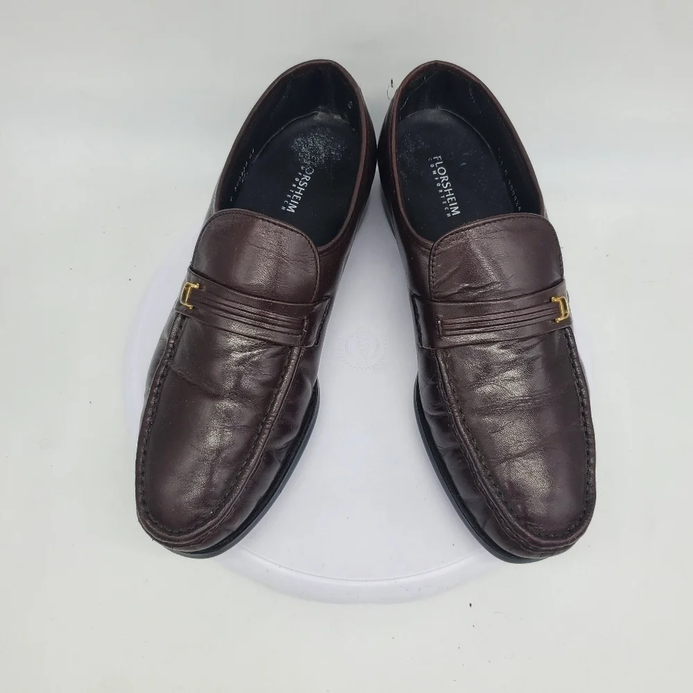 Florsheim Shoe Men's 11 D Riva Moc Toe Bit Loafers